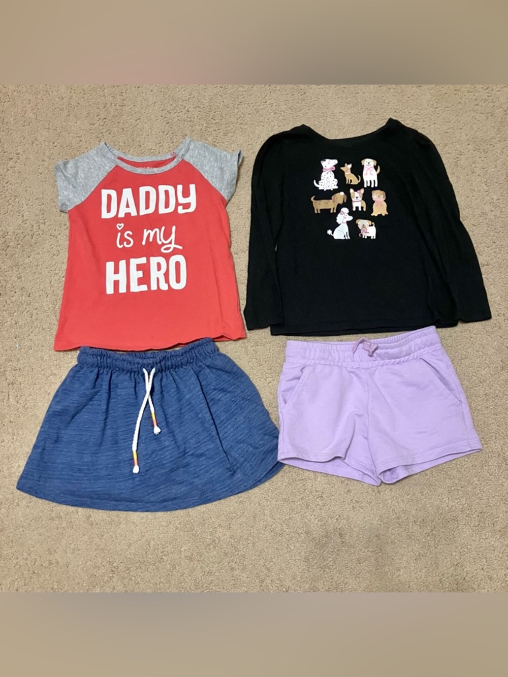 Girls 4T Assorted Brands 4 Piece‎ Clothing Bundle